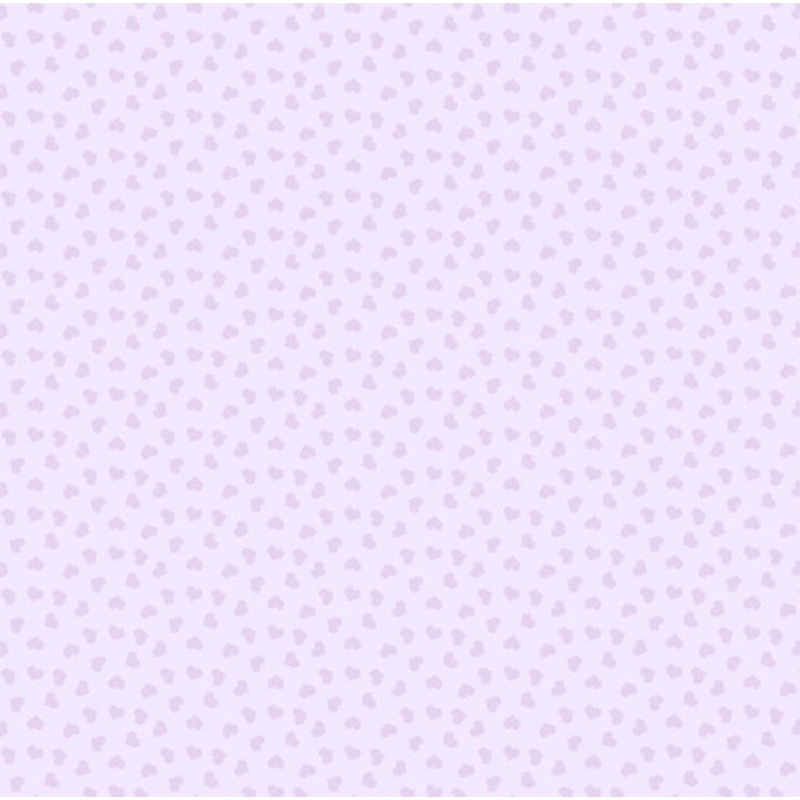 Little Ballerinas 644-Lavender Hearts Tone-on-Tone
