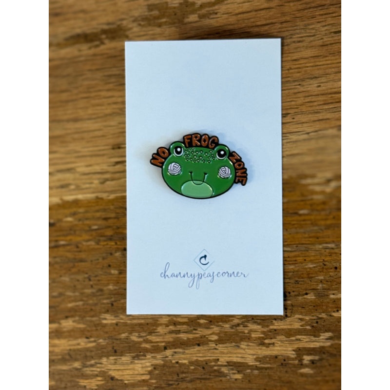 No Frog Zone Enamel Pin
