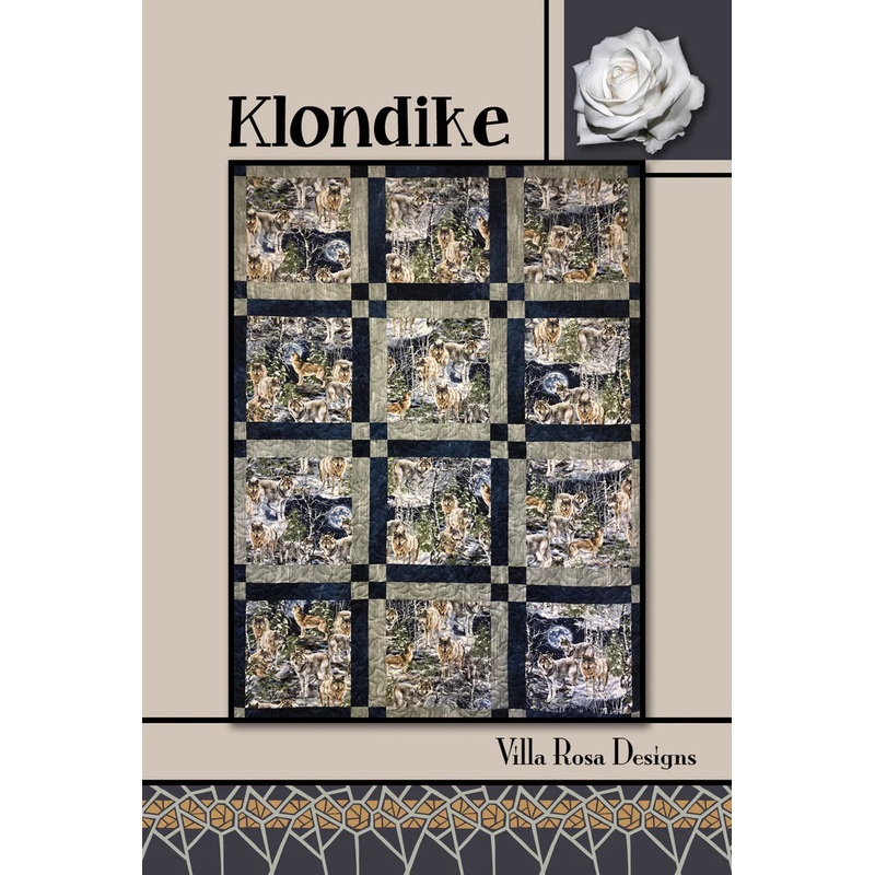 Villa Rosa - KLONDIKE 48x64 (58x74 with optional border) Pattern