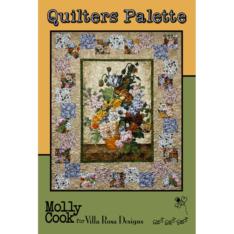 Villa Rosa - QUILTERS PALETTE 54x66 Pattern