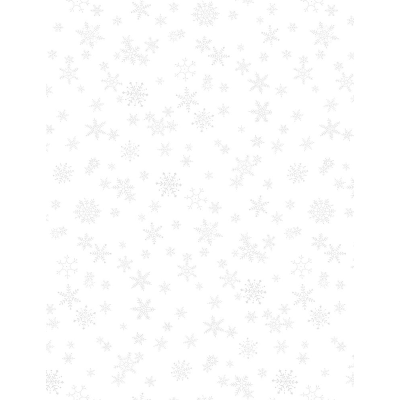 White on White Snowflakes  C9635
