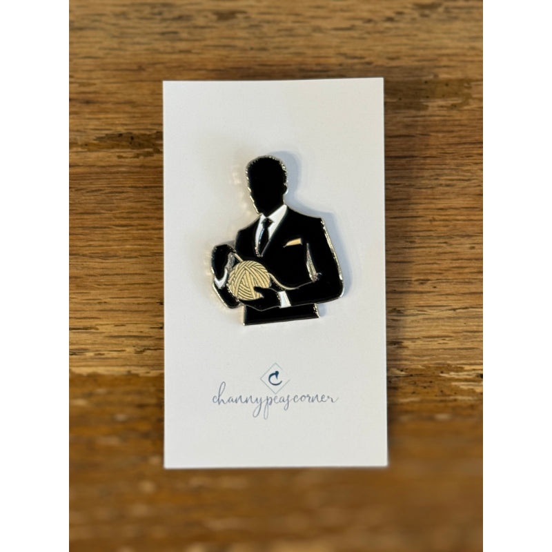 Yarn Daddy Enamel Pin