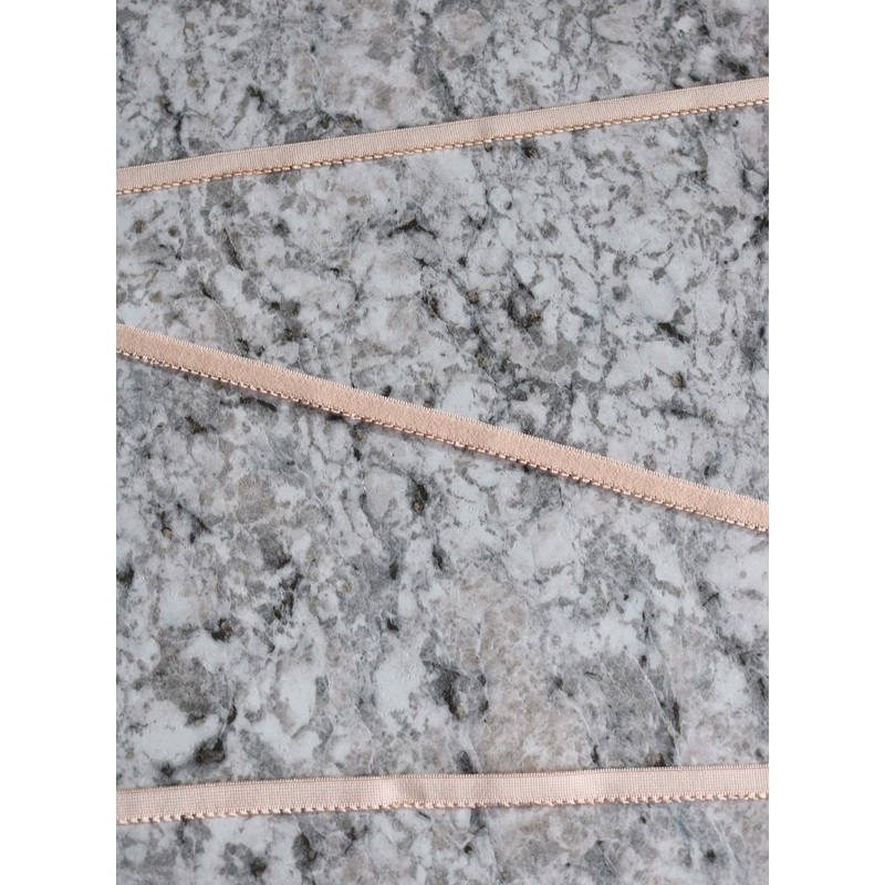 Beige 3/8 (10mm) Plush Back Picot Elastic