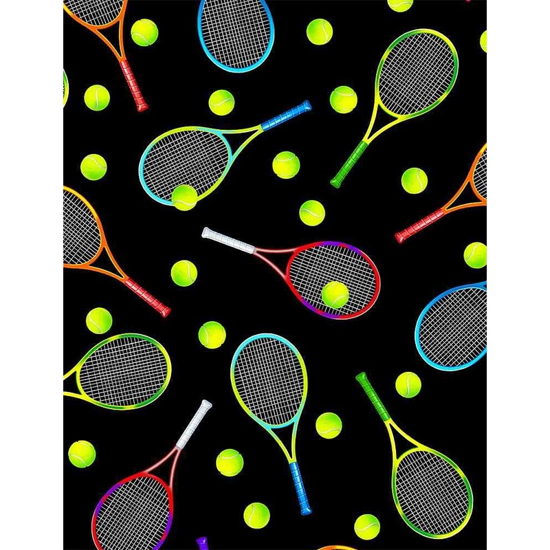 Black - Tossed Tennis Gear TT-GM C8778