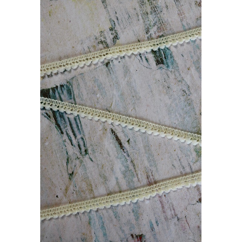 Ivory 1/2 Wide Pom-Pom Trim