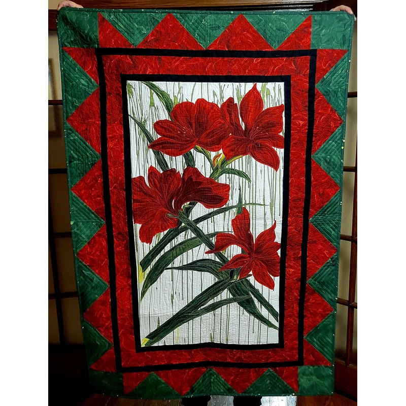 Kit - Winter Garden Quilt (includes fabric for top of quilt & binding)