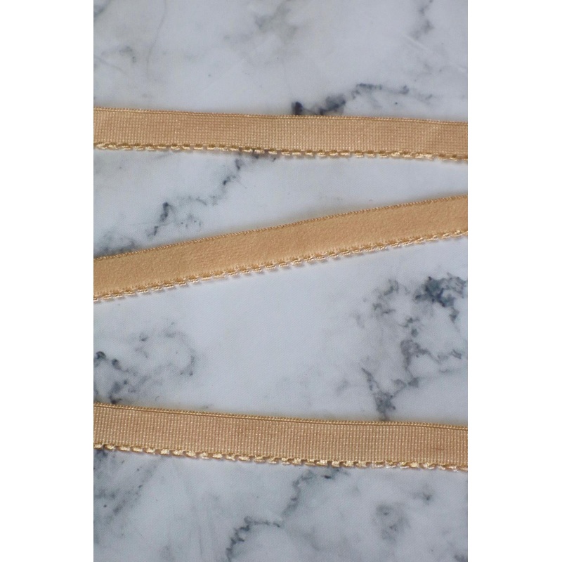 Light Peach 1/2 (13mm) Plush Back Picot Elastic