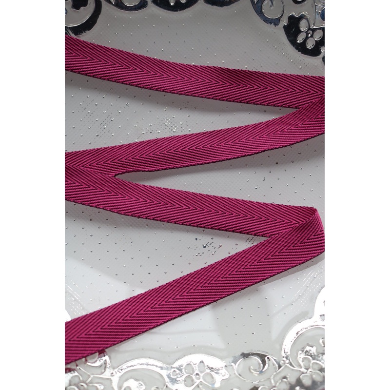 Magenta 13/16 Twill Tape