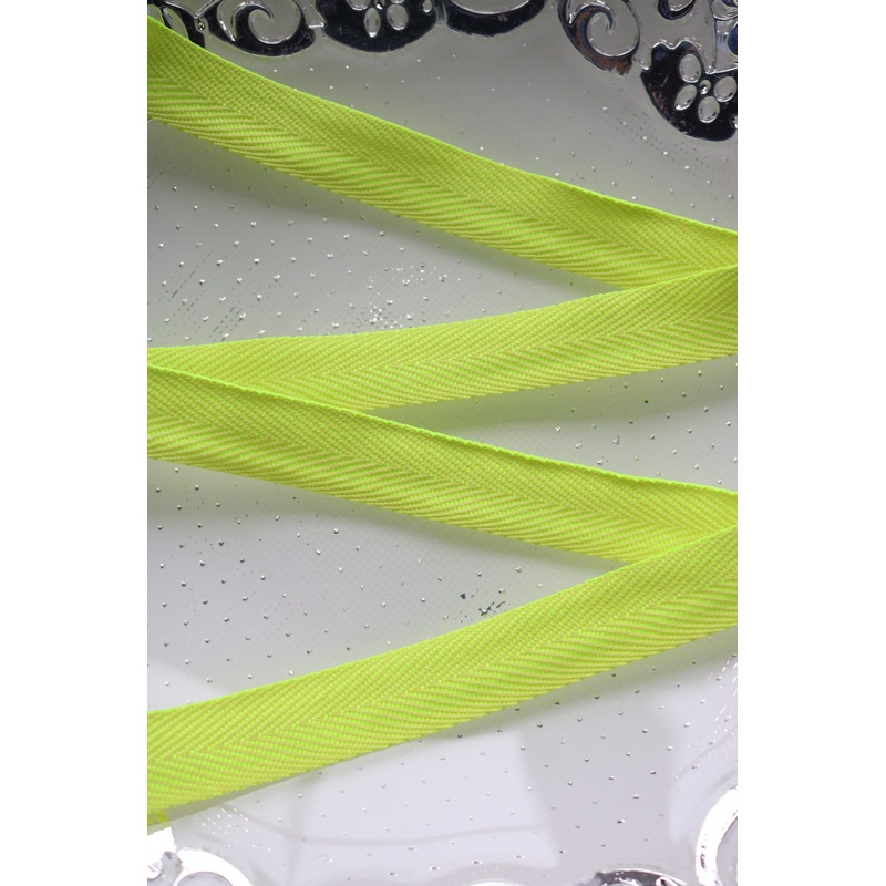 Neon Yellow 13/16 Twill Tape