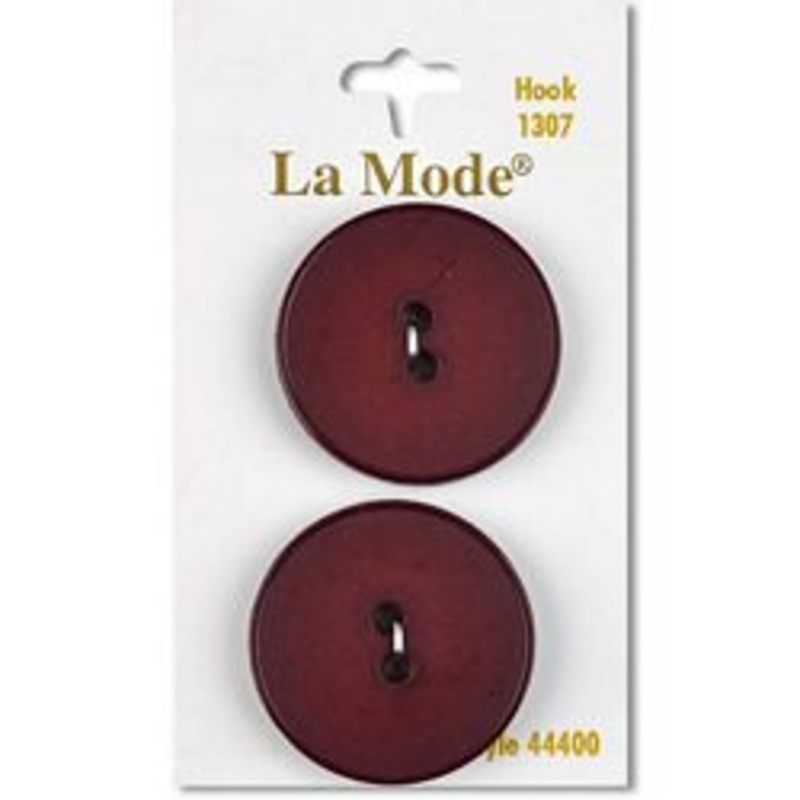 1 1/4 Burgundy Buttons | LaMode