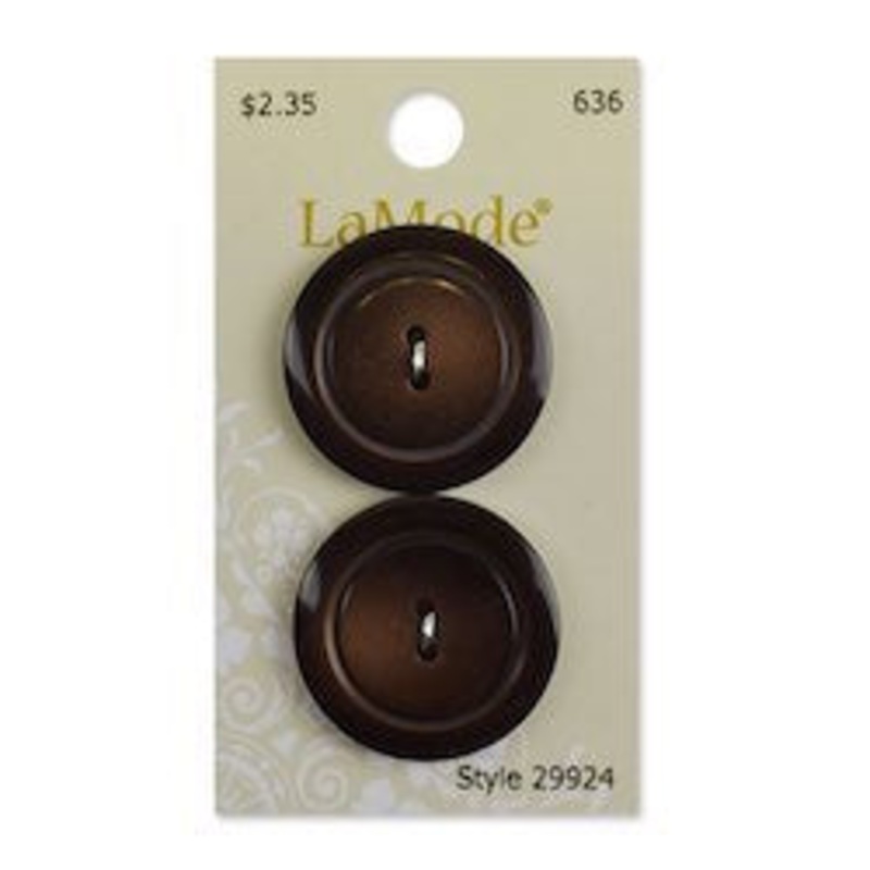 1 1/8 Tonal Brown Buttons | LaMode