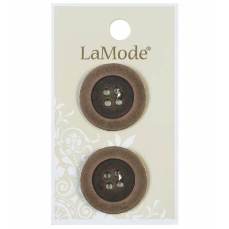 1 Antique Gold Metal Buttons | LaMode