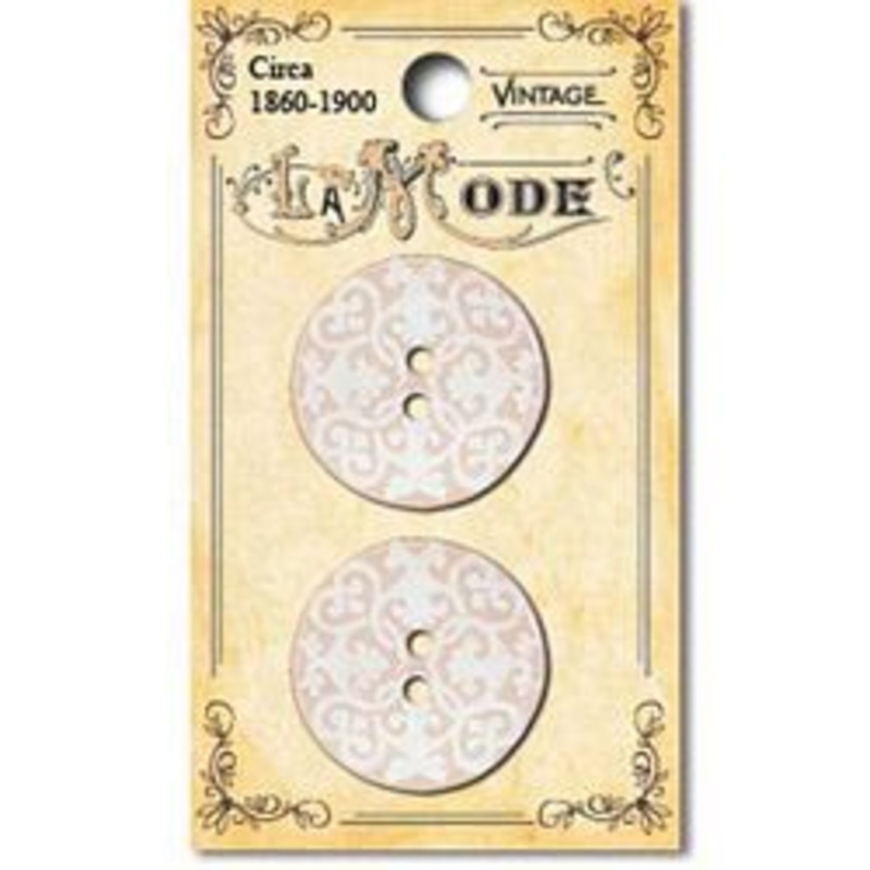1 Vintage Scroll Buttons | LaMode