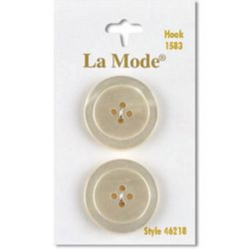 1 White Buttons | LaMode