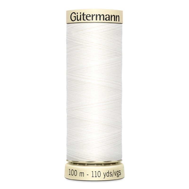 #20 White | Gtermann Sew-All Thread 100M