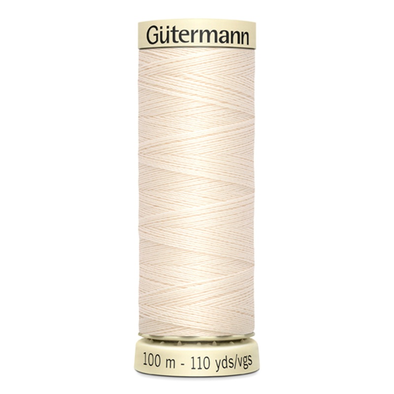 #22 Eggshell | Gtermann Sew-All Thread 100M
