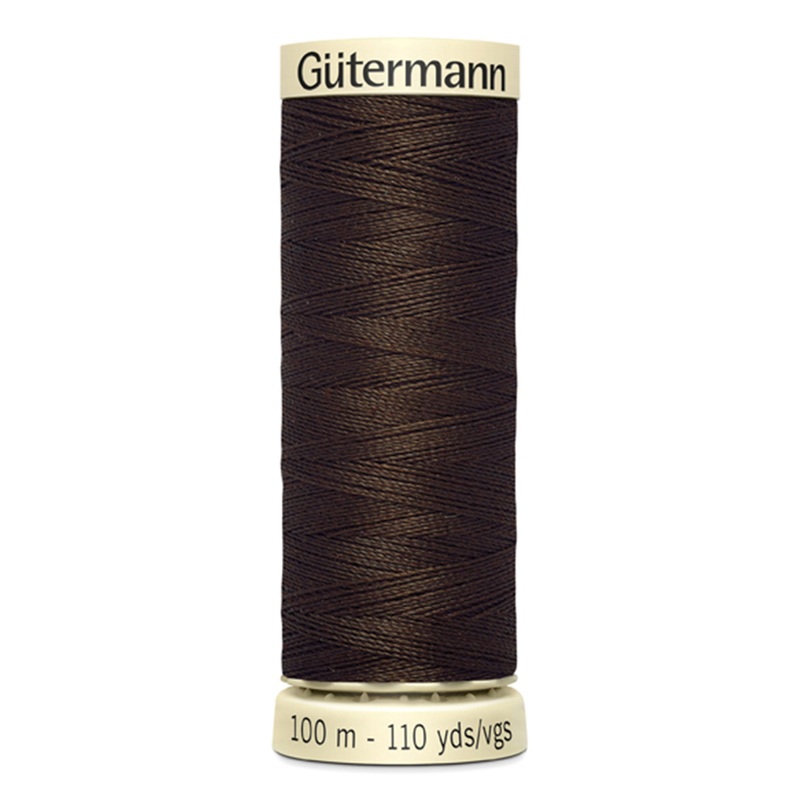 #587 Espresso | Gtermann Sew-All Thread 100M