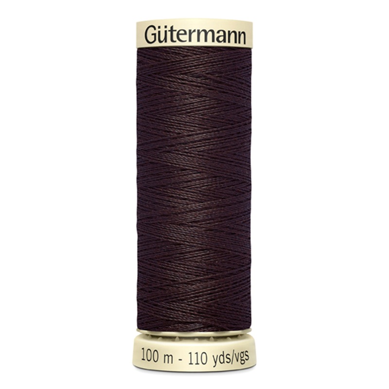 #593 Sela Brown | Gtermann Sew-All Thread 100M
