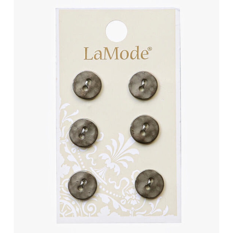 7/16 Hammered Gunmetal Buttons | LaMode