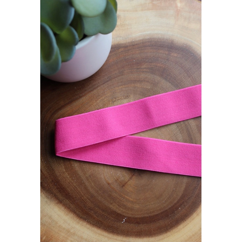 Hot Pink 1.25 Soft Brief Elastic