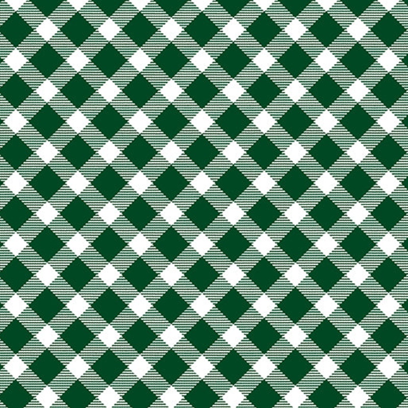 Country Christmas - Jolly Plaid Green by Kanvas Studio  14007-44