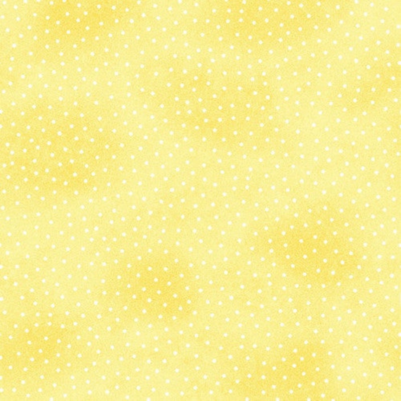 Flannel - Yellow w/ Dots Fabric 9527-44