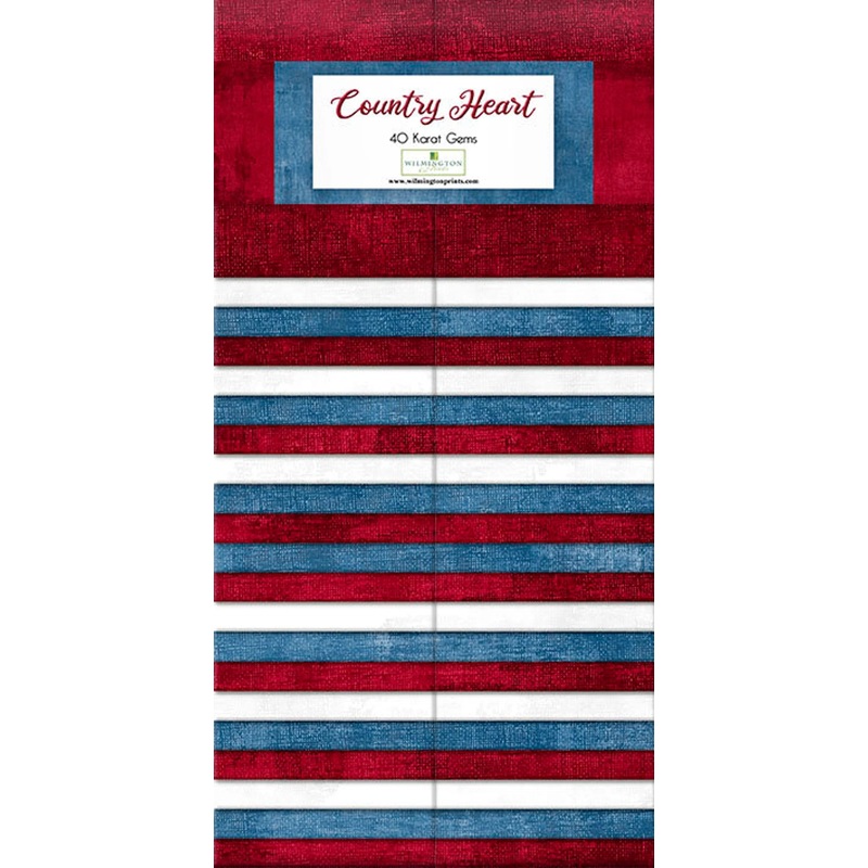 Strips - Country Heart 842-94-842 by Wilmington Prints Precut Fabric Strips