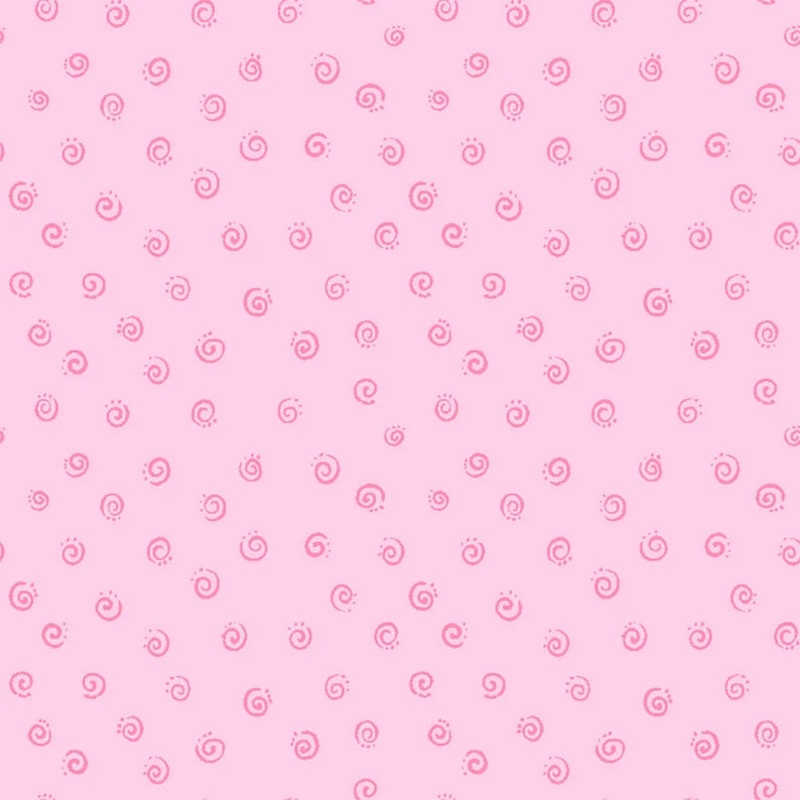 Susybee Pink Squiggles Fabric - SB20053-520