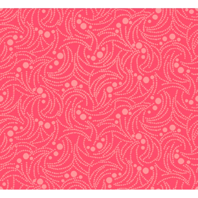 Swirlygig Dotty - Raspberry Fabric - RIV-SG-2253-36