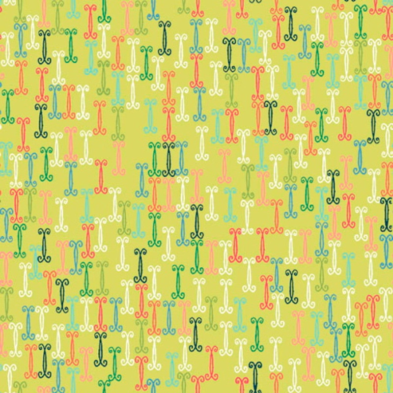 Swirlygig Flourish - Lime Fabric - RIV-SG-2254-13 - Swirlygig - Rivers Bend