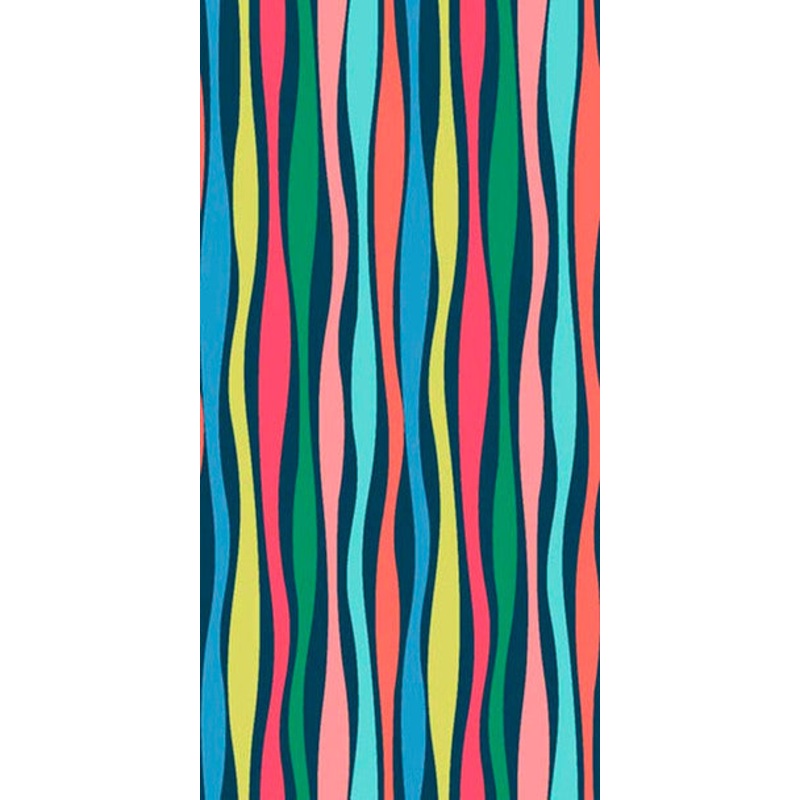 Swirlygig Stripe - Black Fabric - RIV-SG-2252-19 - Rivers Bend