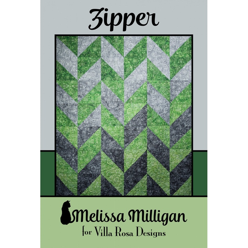 Villa Rosa - ZIPPER Pattern  54x72