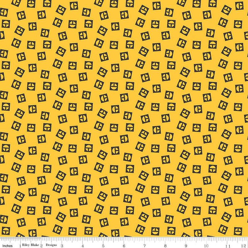 Vintage Caterpillar Vintage Logo Toss Yellow C13843