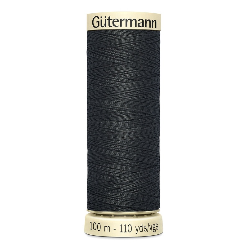 #120 Black Chrome | Gtermann Sew-All Thread 100M