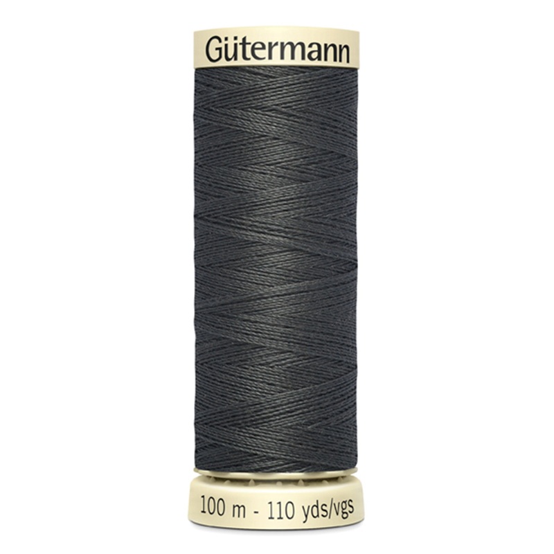 #125 Charcoal | Gtermann Sew-All Thread 100M