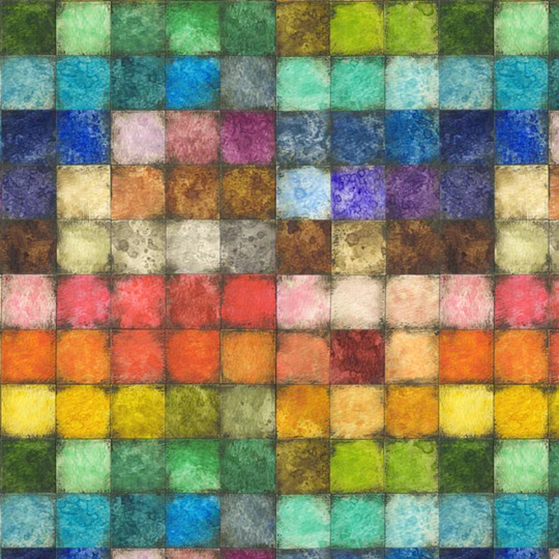 Colorblock Patchwork Multi Free Spirit  PWTH178-MULTI