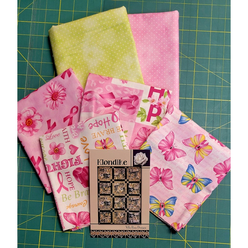 Kit  Klondike Caner Awareness Quilt