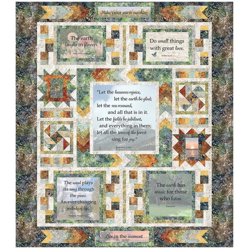 Kit  Windsong Nature's Symphony Quilt Kit