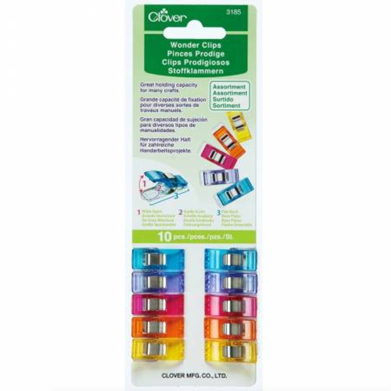 Rainbow 10PC Clover Wonder Clips
