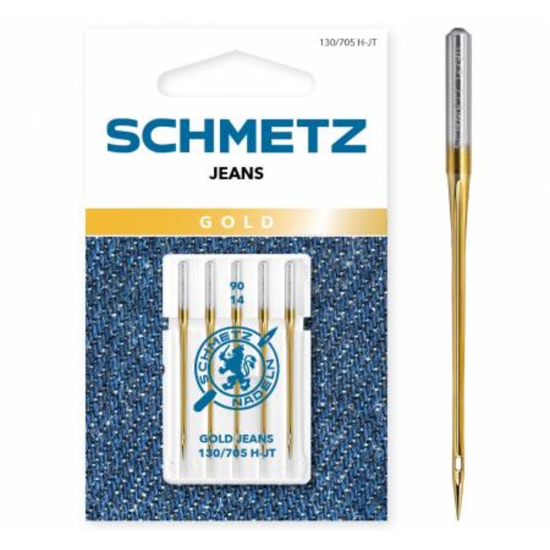 Schmetz Gold Jeans/Denim 90/14 Sewing Machine Needles