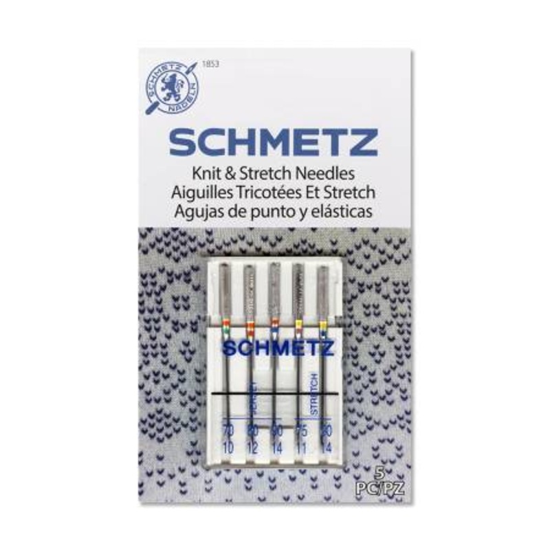 Schmetz Knit & Stretch Sewing Machine Needles