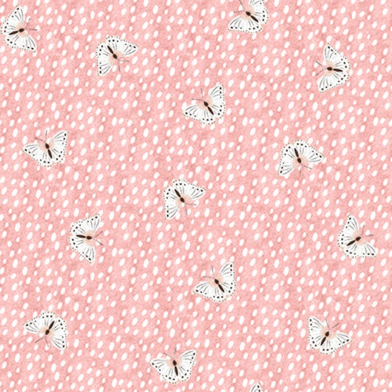 Flannel - Baby in Bloom FLANNEL by Jo Taylor 21676 Pink