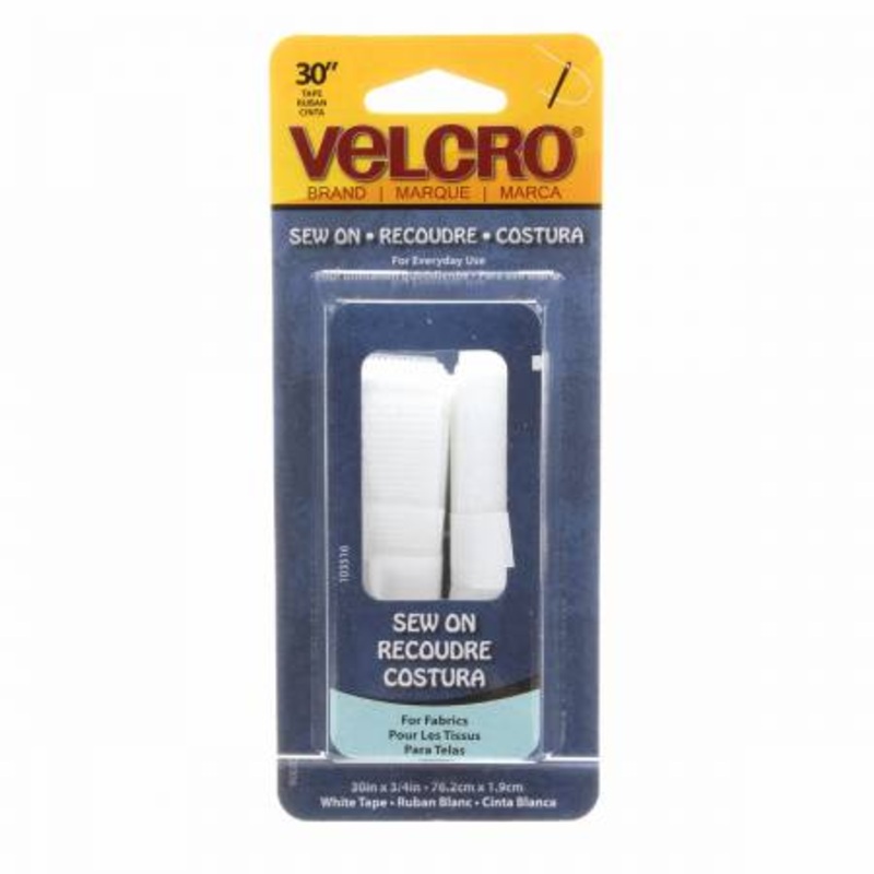 Notion - VELCRO Brand Fastener Regular Duty Strip White 3/4in x 30in # 90030V