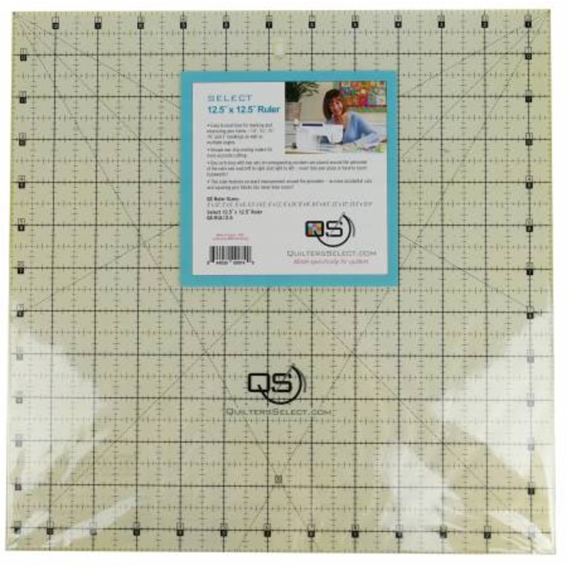 Ruler - Non-Slip Ruler 12-1/2in x 12-1/2in # QS-RUL125N