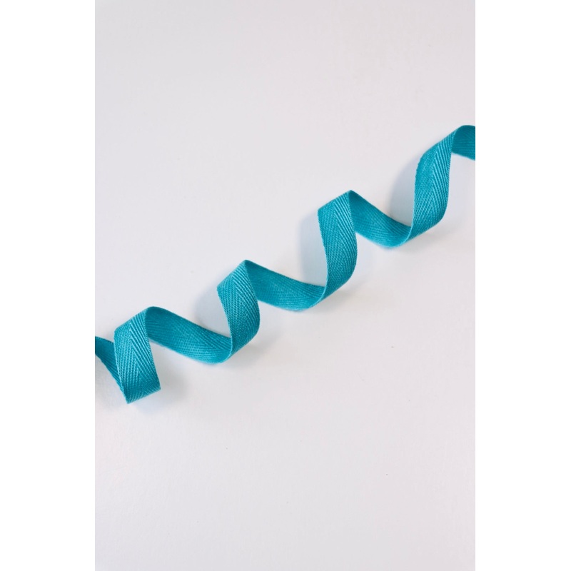 Turquoise 1/2 Twill Tape