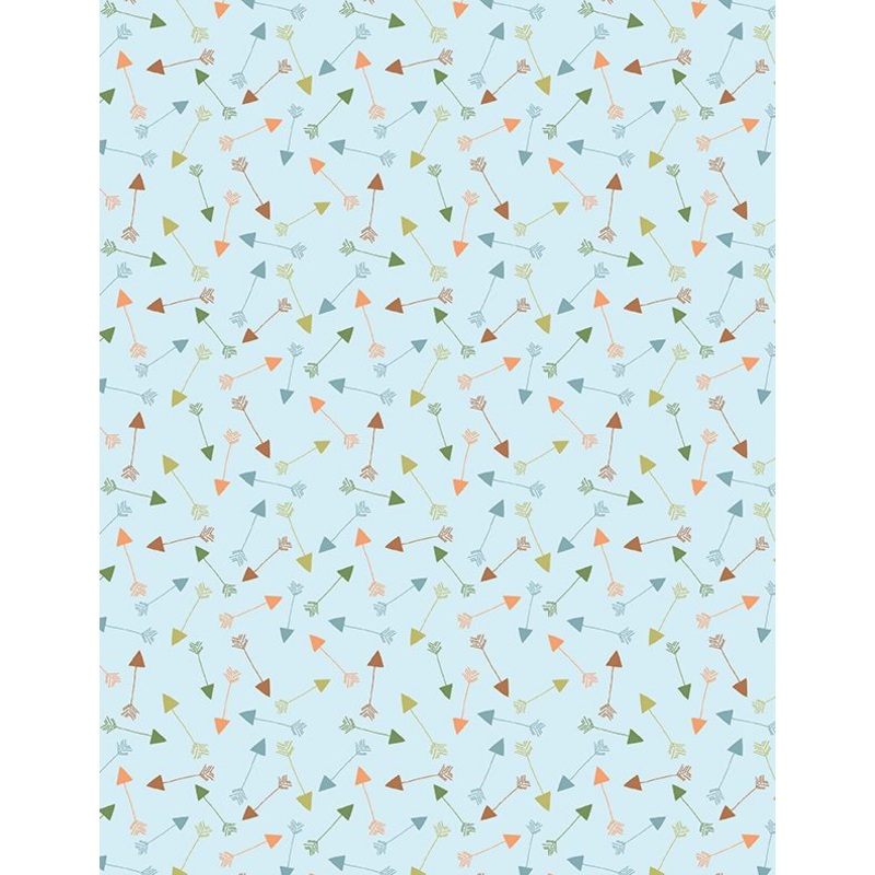 Winsome Critters Arrows on Light Blue 36257-478