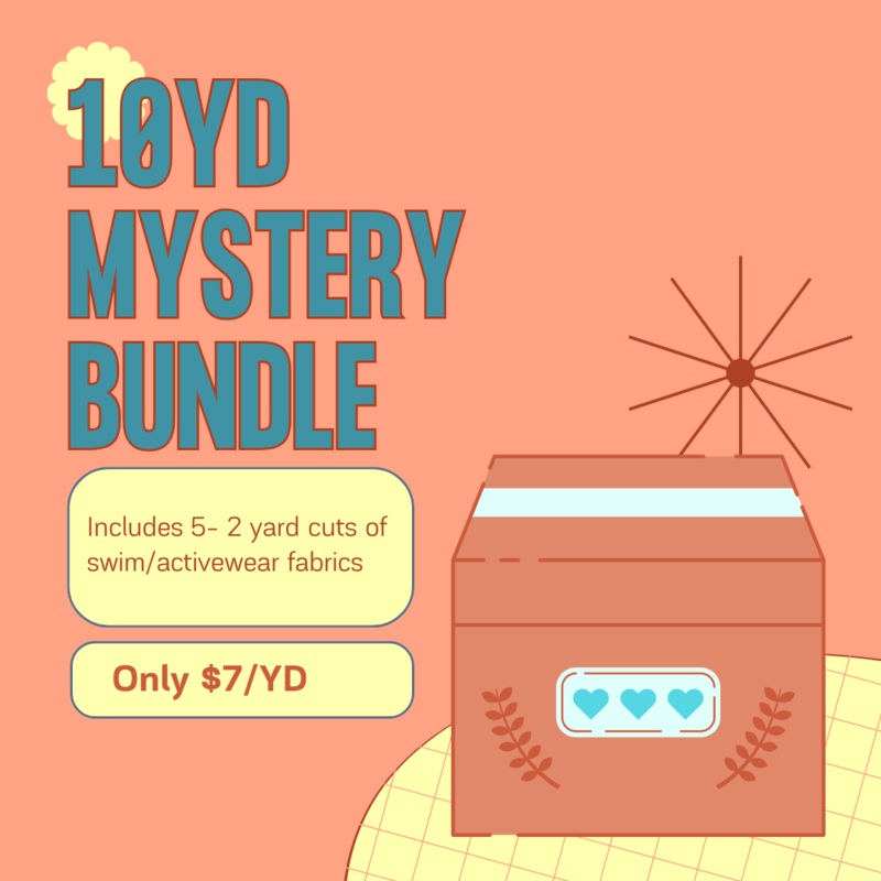 10YD Mystery Bundle | Swim & Activewear Fabric Assortment