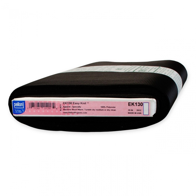 Black Pellon Easy Knit Fusible Tricot