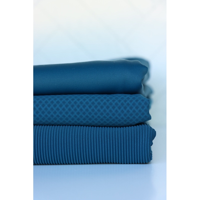 Empathy Matte, Ribbed & Crosshatch Swim Trio Bundle | 1/2YD Each