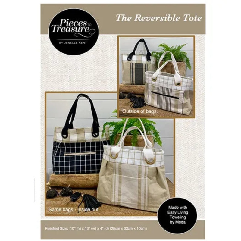 Kit - The Reversible Tote Sewing Pieces to Treasure